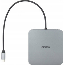 Dicota Stacja/replikator Dicota Stacja dokujšca USB-C przenona 10-w-1 HDMI PD 100W 8K