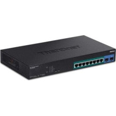 Trendnet Switch TRENDnet TRENDnet TPE-1021WS 10-portowy przełącznik PoE+ Gigabit Web Smart Switch