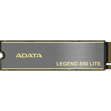 Adata Dysk SSD ADATA ADATA LEGEND 850 LITE 500GB, SSD (dark grey/gold, PCIe 4.0 x4, NVMe 1.4, M.2 2280)