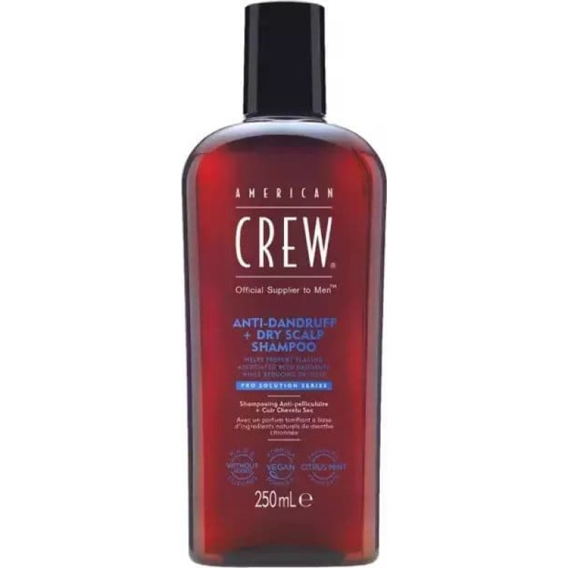 American Crew American Crew Anti-Dandruff + Dry Scalp Shampoo - Przeciwłupieżowy szampon do włosów, 250ml