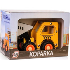 Daffi Drewniane auto z oponami Koparka D-137 41370