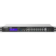 Qnap Switch Qnap QNAP QGD-1602 Zarządzany L2 Gigabit Ethernet (10/100/1000) 1U Czarny, Szary