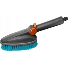 Gardena GARDENA Cleansystem hand brush M hard, washing brush (grey/turquoise, all-round soft plastic strip)