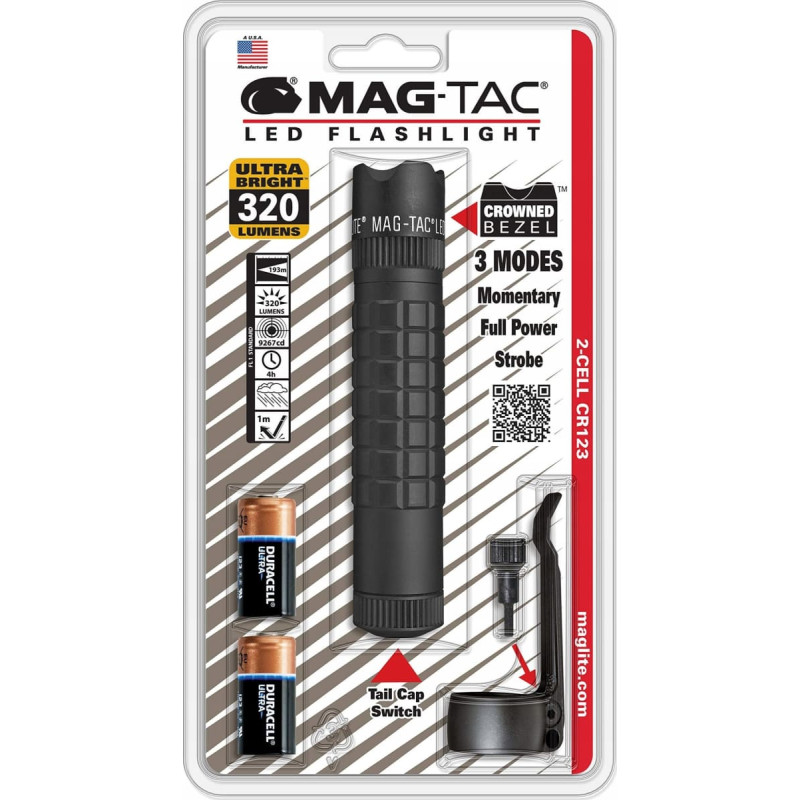 Maglite Latarka Maglite Maglite Mag-Tac crowned bezel Torch