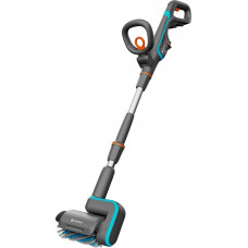 Gardena GARDENA cordless multi-cleaner AquaBrush Patio 18V P4A solo, hard floor cleaner (grey/turquoise, without battery and charger, POWER FOR ALL ALLIANCE)