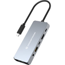 Conceptronic Adapter AV Conceptronic CONCEPTRONIC Dock USB-C->HDMI,2.5GbE,USBC/3.0,100WPD0.18m gr