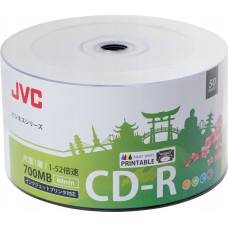 JVC JVC CD-R 700MB 52X INKJET WHITE PRINTABLE SP*50 701715JCK0001