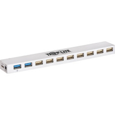 Eaton HUB USB Eaton Tripp Lite 10-Port USB 3.0 / USB 2.0 Combo Hub - USB Charging, 2 USB 3.0 & 8 USB 2.0 Ports - Hub - 2 x SuperSpeed USB 3.0 + 8 x USB 2.0 - Desktop