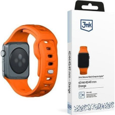 3MK 42/44/45/49 mm Orange - 3mk Silicone Watch Strap for Apple