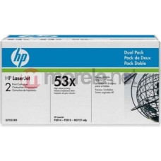 HP Toner HP toner Q7553XD Black Dual Pack