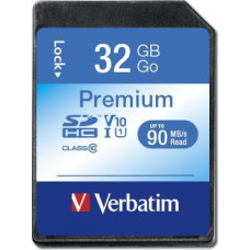 Verbatim Karta Verbatim Premium SDHC 32 GB Class 10 UHS-I/U1 V10 (43963)