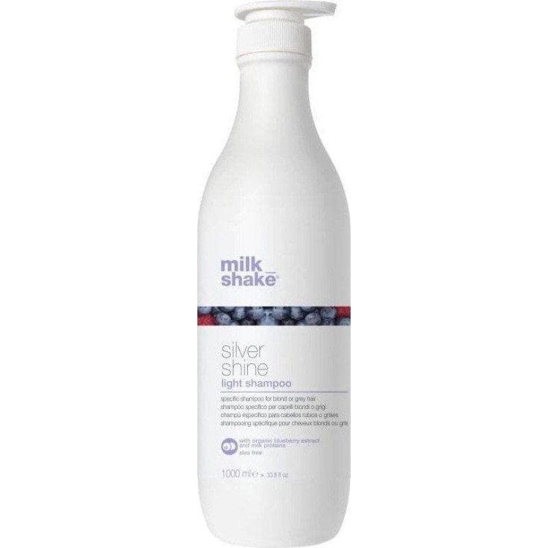 Milk Shake Milk Shake Silver Shine Light Shampoo szampon redukujący żółte refleksy do włosów siwych i rozjaśnianych 1000ml