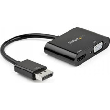 Startech Adapter AV StarTech DisplayPort - HDMI - D-Sub (VGA) czarny (JAB-6157899)