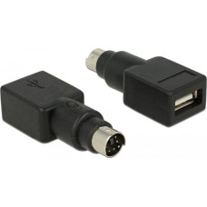 Delock Adapter USB Delock 65898 USB - PS/2 Czarny  (65898)