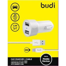 Budi Ładowarka Budi 2x USB-A 4.8 A  (BD622LW)