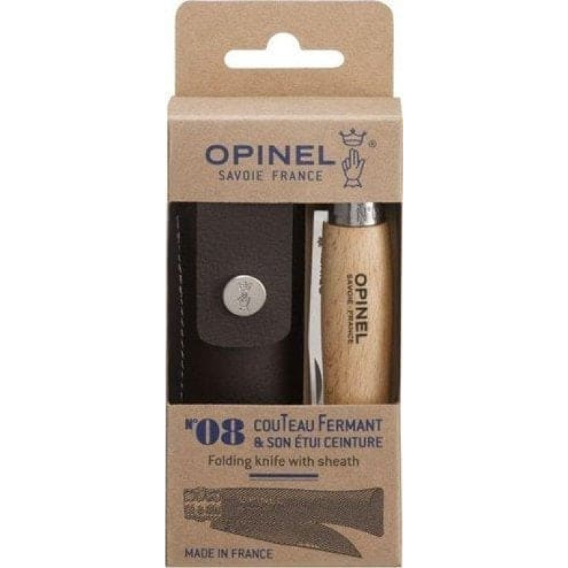 Opinel Opinel No. 08 stainless steel + Sheath