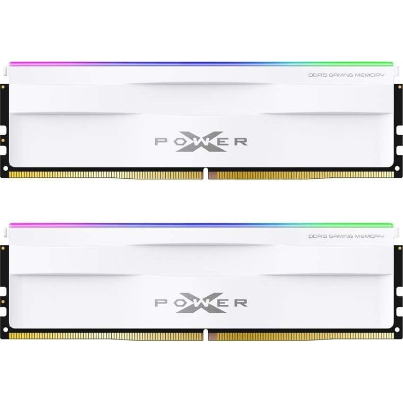 Silicon Power Pamięć Silicon Power Pamięć DDR5 Silicon Power XPOWER Zenith RGB Gaming 64GB (2x32GB) 6000 MHz CL30 1,35V White