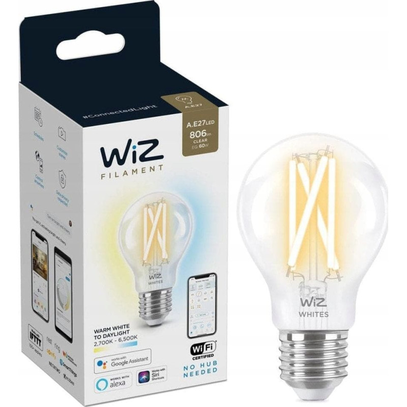 WIZ WiZ,Bulb,7W,2700-6500,A60,E27,1 pcs lightsource