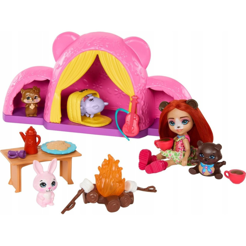 Mattel Enchantimals Wycieczka pod namiot zestaw z lalką