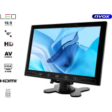 Nvox Monitor Nvox Monitor led 10cali cali hd z hdmi vga av 12v 230v