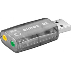 Goobay Karta dźwiękowa Goobay USB-Soundcard 2.0 (68878)