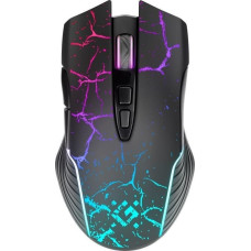 Defender Mysz Defender Mysz bezprzewodowa Defender COMMANDER GM-511 optyczna 1600dpi czarna RGB AKUMULATOR 7 przycisków Gaming BLUETOOTH