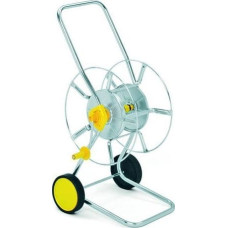 Wolf-Garten WOLF-Garten hose trolley WS 50 Z, hose cart (silver / yellow, galvanized)