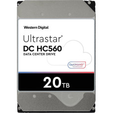 WD Dysk serwerowy WD WD Ultrastar DC HC560 - Festplatte - verschlusselt - 20 TB - intern - 3.5