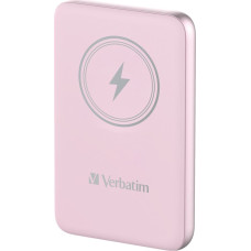 Verbatim Powerbank Verbatim Powerbank Verbatim Charge 'n' Go Magnetic Wireless 10000mAh USB-C PD 3.0 Pink