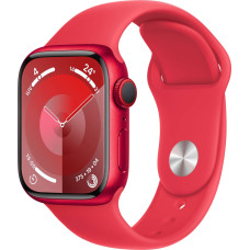 Apple Watch Series 9 (product) red aluminium 41mm 4G (product) red sport band Size S/M DE