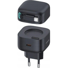 Usams Ładowarka Usams Ładowarka sieciowa USAMS US-CC202 USB-C + kabel USB-C PD QC 35W czarny/black