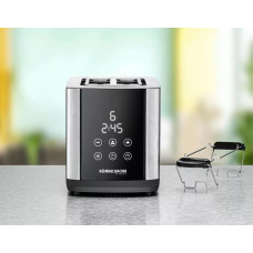 Rommelsbacher Toster Rommelsbacher Rommelsbacher Toaster Sunny TO 850 (stainless steel/black, 800 watts, for 2 slices of toast)