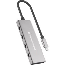 Conceptronic Adapter AV Conceptronic CONCEPTRONIC Dock USB-C->4xUSB-C 100WPD o.Netzteil  0.25m gr