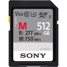 Sony Karta Sony Sony SDXC M series         512GB UHS-II Class 10 U3 V60