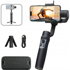 Hohem Gimbal Hohem Gimbal 3-os. Stabilizator Do Telefonu / Smartfona + Lampa Led / Hohem Isteady Mobile+ Kit 2024