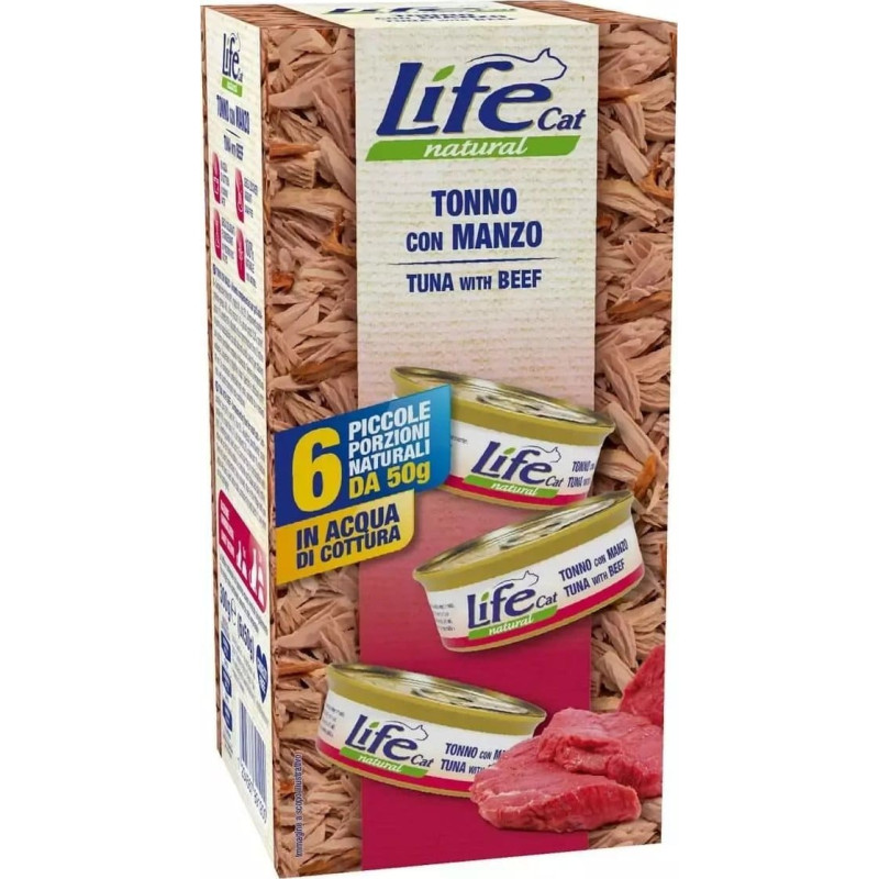 Life Pet Care Life Cat Karma Dla Kota Tuńczyk Wołowina 6x50g