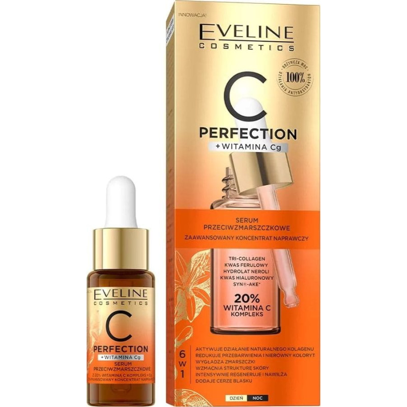 Eveline EVELINE C Perfection SERUM PRZECIWZMARSZCZKOWE 20% witaminy C