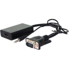 Value Adapter AV Value HDMI - D-Sub (VGA) + Jack 3.5mm czarny (JAB-3358658)