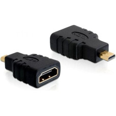 Delock Adapter AV Delock HDMI Micro - HDMI czarny (65242)