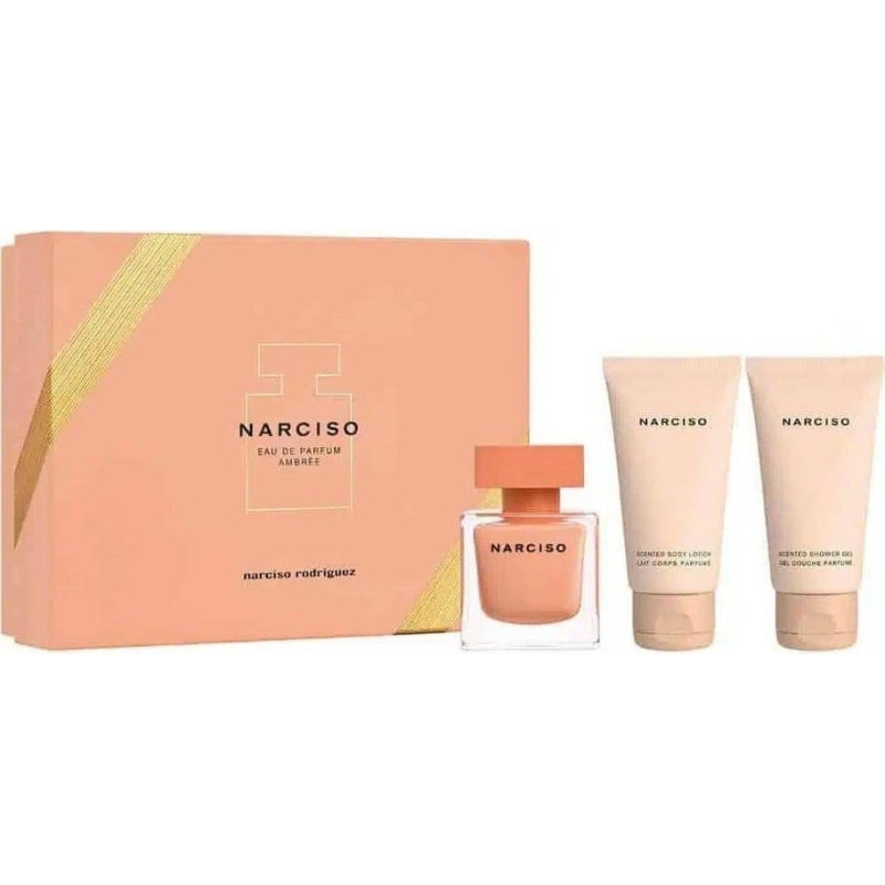 Narciso Rodriguez NARCISO RODRIGUEZ SET (AMBREE EDP/S 50ML + BODY LOTION 50ML + SHOWER GEL 50ML)