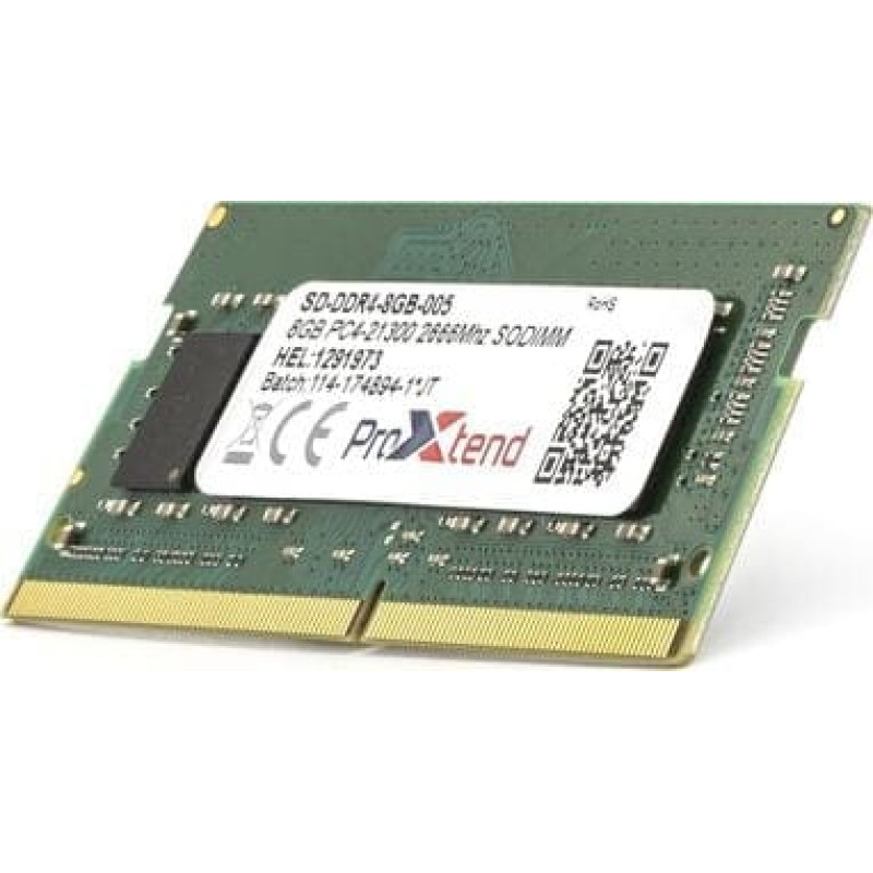 Proxtend Pamięć do laptopa ProXtend SODIMM, DDR4, 8 GB, 2666 MHz, CL19 (SD-DDR4-8GB-005)