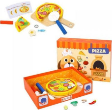 Tooky Toy Drewniany Zestaw do Pizzy Wzory