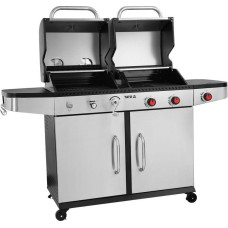 Yato Grill ogrodowy gazowo-węglowy 8.2 kW 42 cm x 45 cm