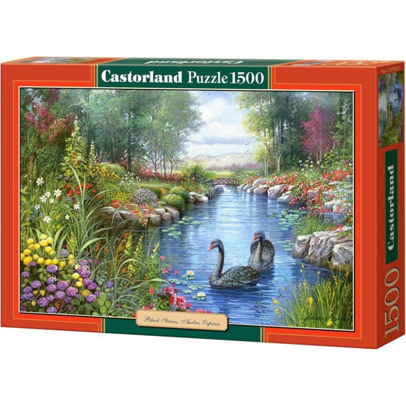 Castorland 1500 Czarne Łabędzie, Orpinas - PC-151042