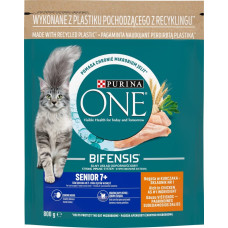 Purina Nestle PURINA One Bifensis Senior 7+ Bogata w Kurczaka i Pełne Ziarna - sucha karma dla kota - 800 g