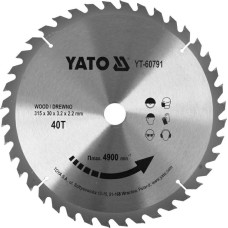 Yato YATO PIŁA TARCZ.WID. 315*40*30 60791 YT-60791