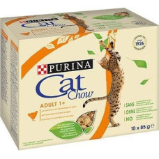 Purina Karma Cat Chow Adult Kurczak Cukin Multipack 10x85g