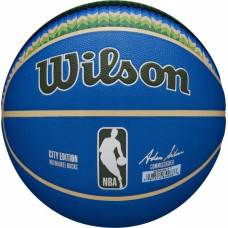 Wilson Wilson NBA Team City Collector Milwaukee Bucks Ball WZ4016417ID Niebieskie 7