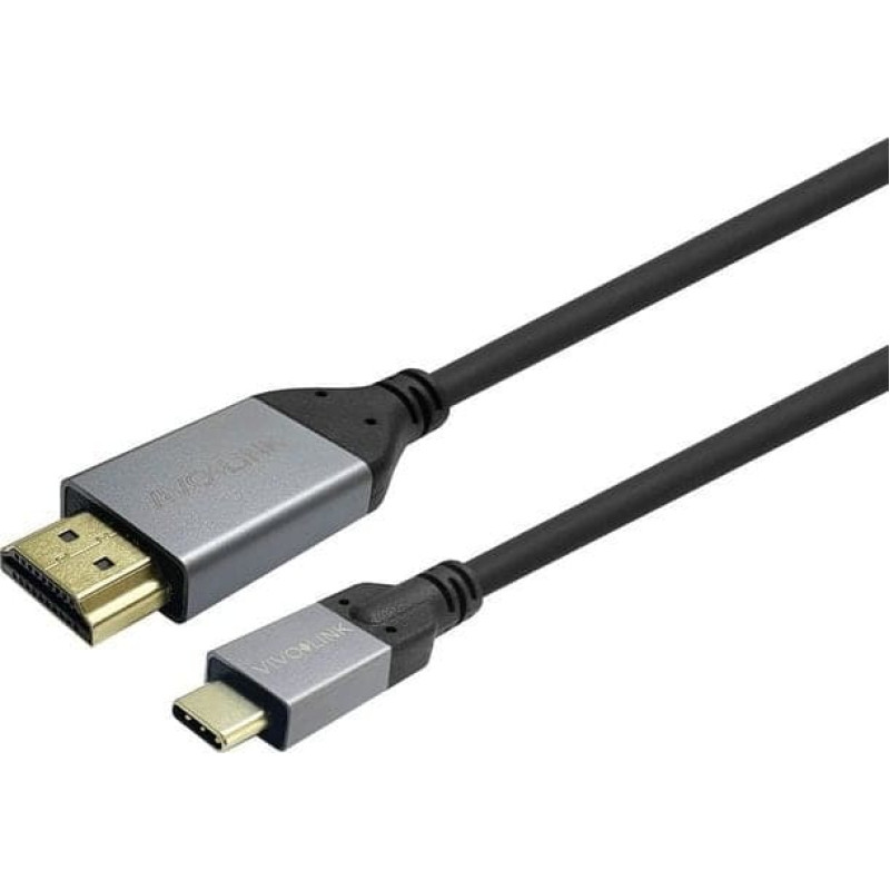 Vivolink Adapter USB VivoLink Vivolink PROUSBCHDMIMM2 zmieniacz płci / kabli USB C HDMI Czarny