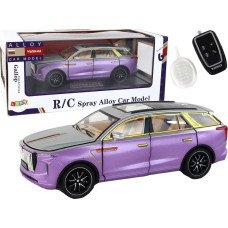 Leantoys Auto RC 1:24 Samochód Pojazd E-9 Aluminiowy Zdalnie Sterowany Fioletowe